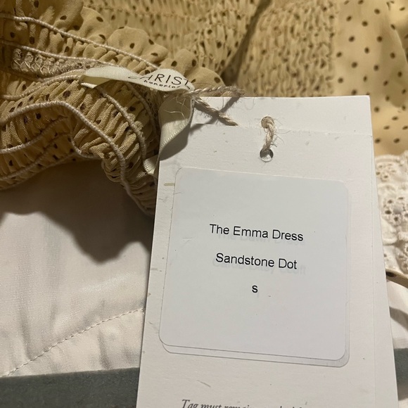 NWT Christy dawn Emma dress in sandstone dot - Picture 13 of 14